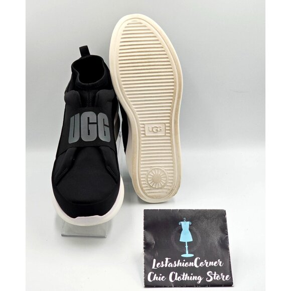 Ugg Women's Black Neoprene Neutra Trainer Slip-On Platform Sneakers Size 9 2859 - Picture 4 of 16